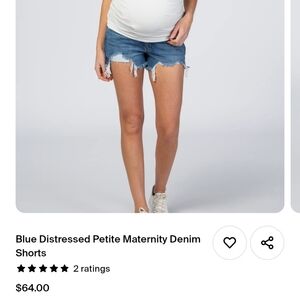 Bundle of Medium Maternity Jean Shorts